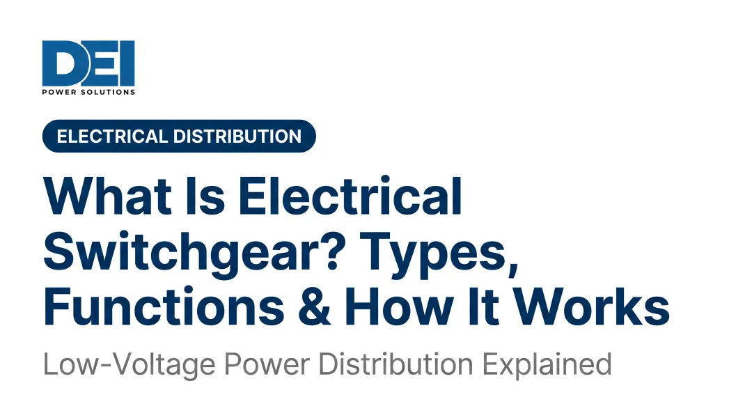 What Is Electrical Switchgear? Types, Functions &amp; How It Works