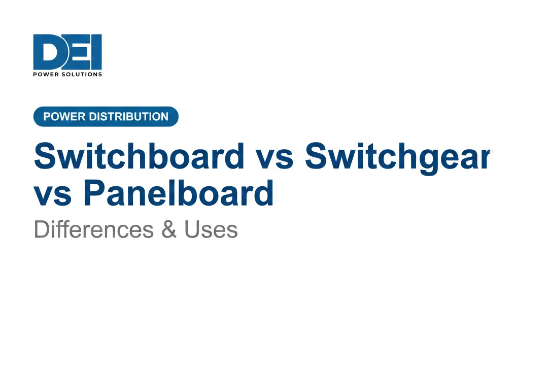 Switchboard vs Switchgear vs Panelboard: Differences & Uses
