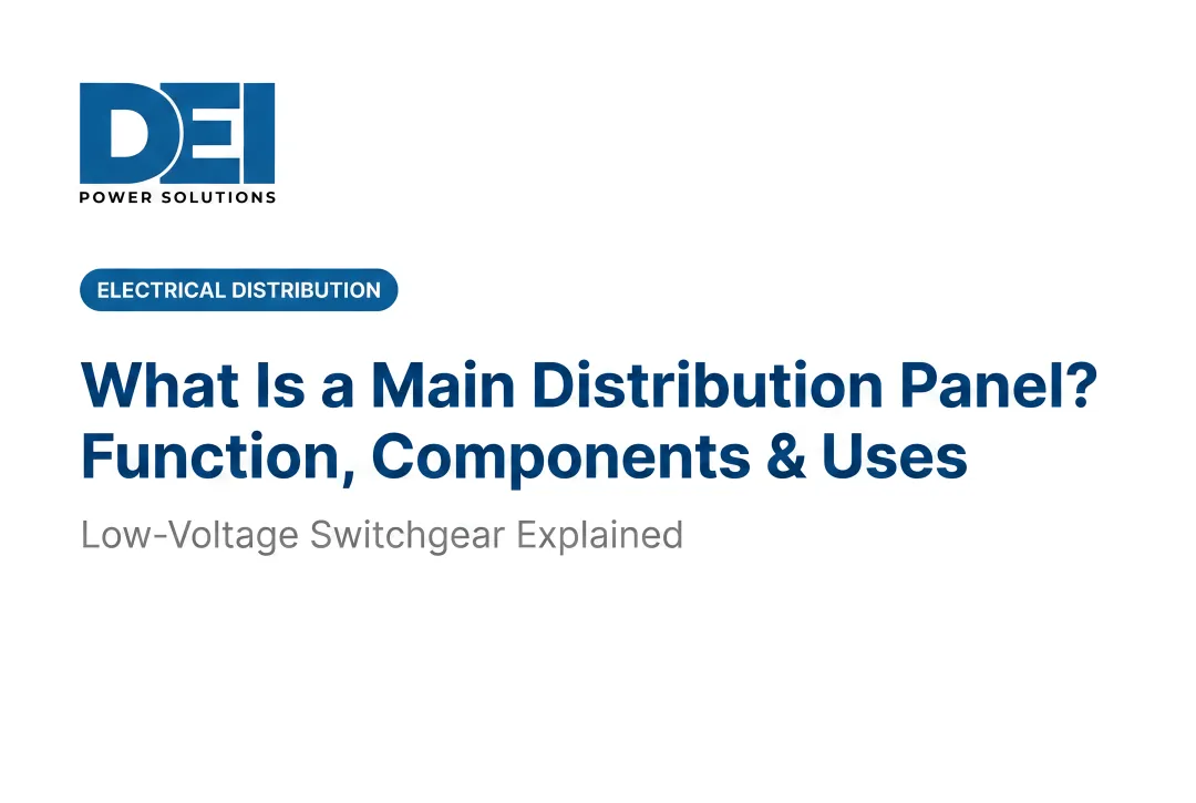 What Is a Main Distribution Panel? Function, Components & Uses