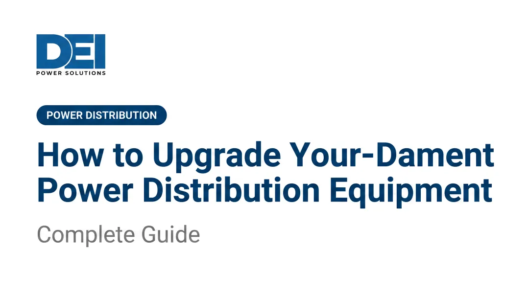 How to Upgrade Your Power Distribution Equipment: Complete Guide