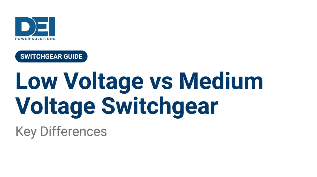 Low Voltage vs Medium Voltage Switchgear: Key Differences