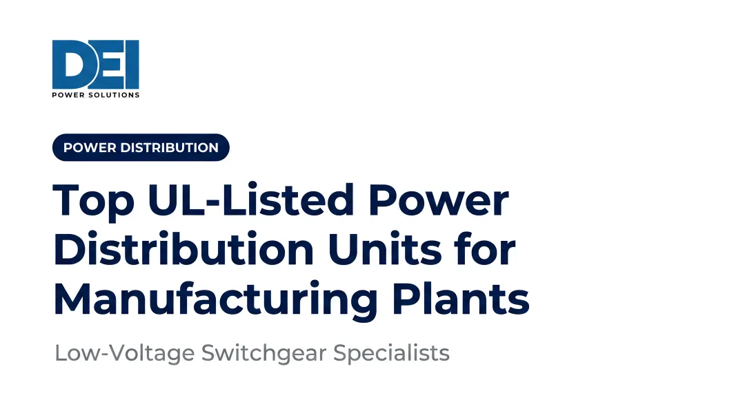 Top UL-Listed Power Distribution Units for Manufacturing Plants