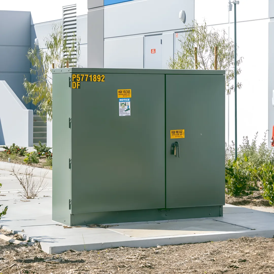 Outdoor service entrance switchgear installation