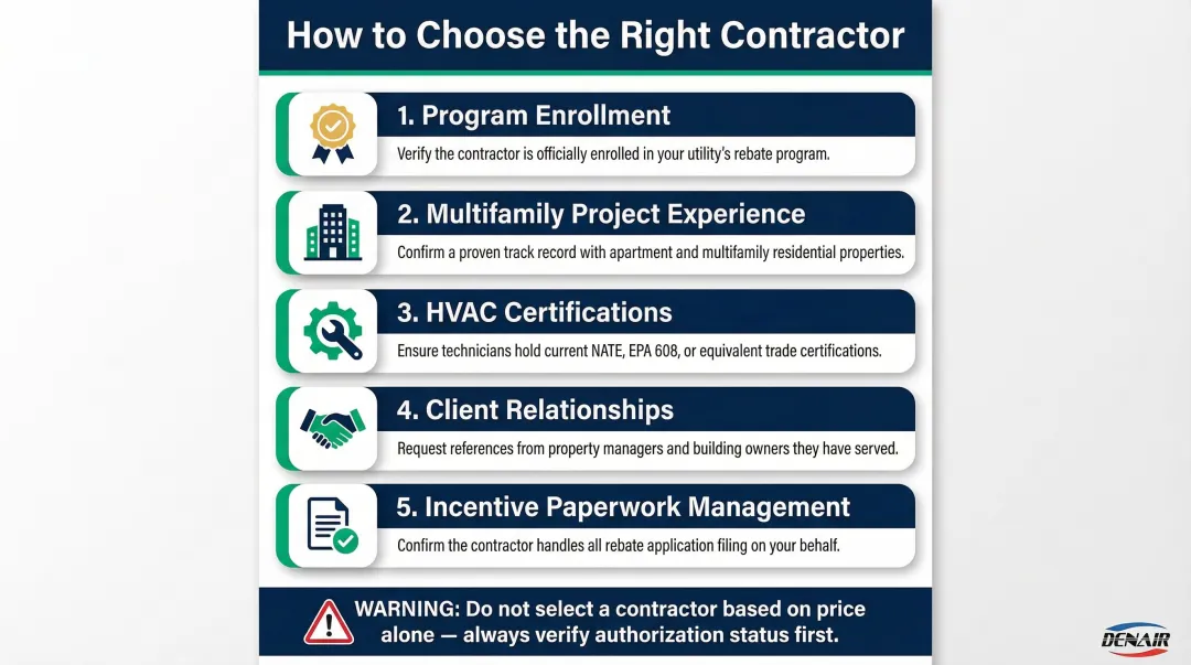 Five criteria for selecting qualified multifamily energy efficiency contractor in Brooklyn