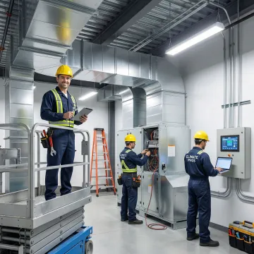 Mission critical HVAC system installation in a Queens NY commercial facility