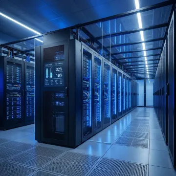 Computer room air conditioning unit cooling a server room in Brooklyn