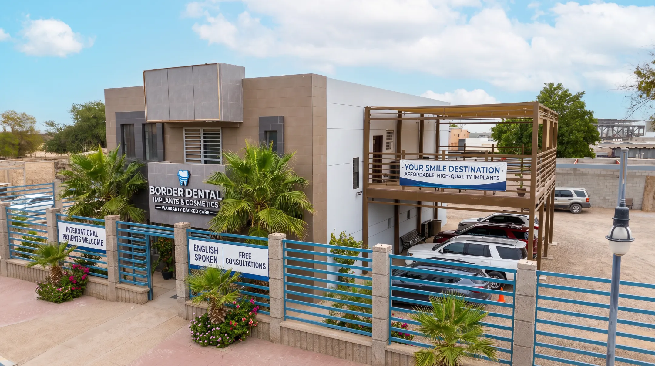 Dental clinic near US Mexico border offering implant warranty services