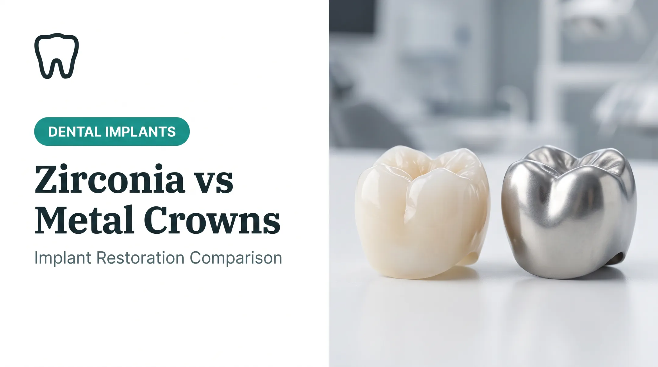 Zirconia vs Metal Crowns