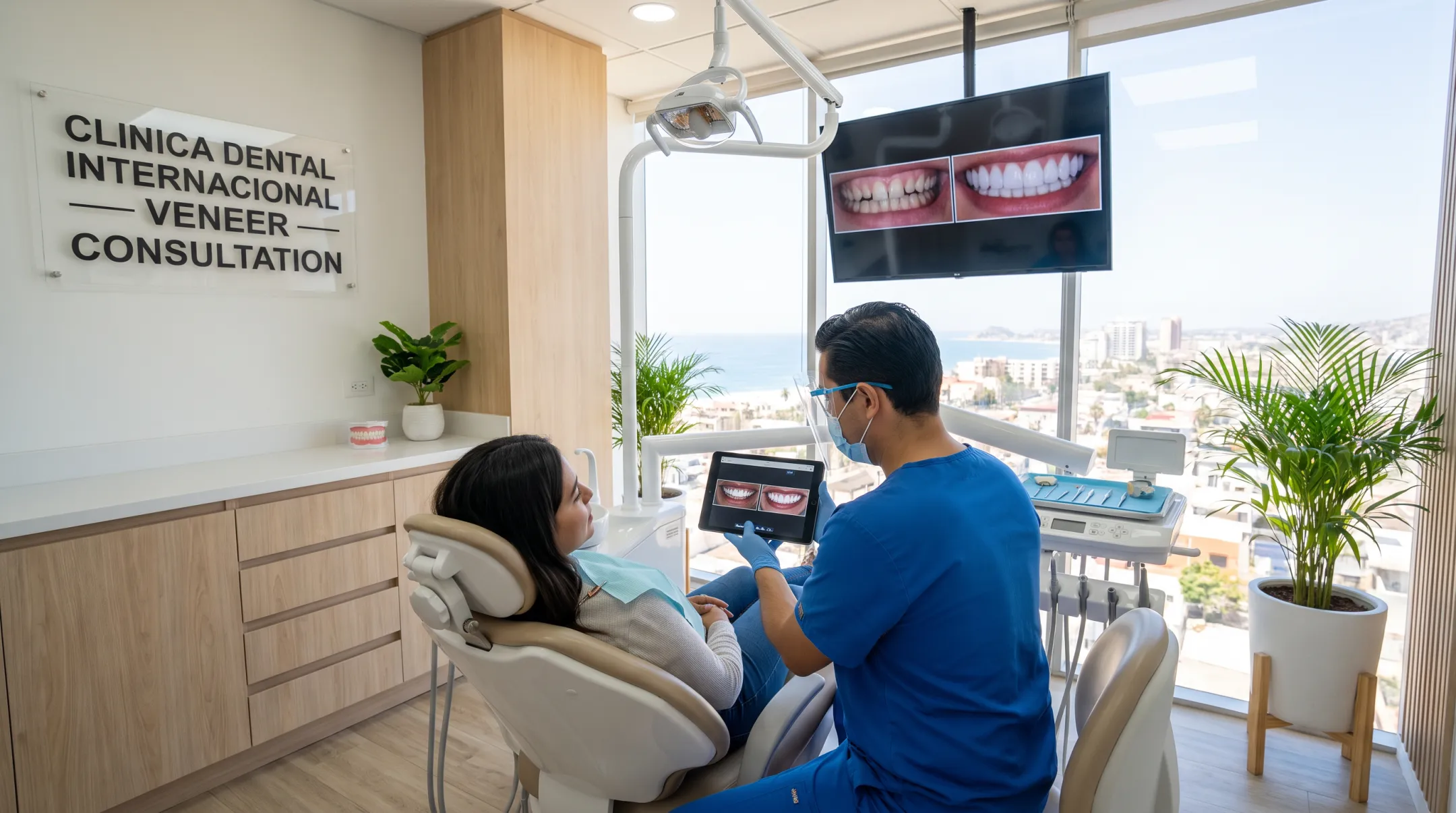 Dental Implants in Mexico clinic offering affordable porcelain veneer treatment