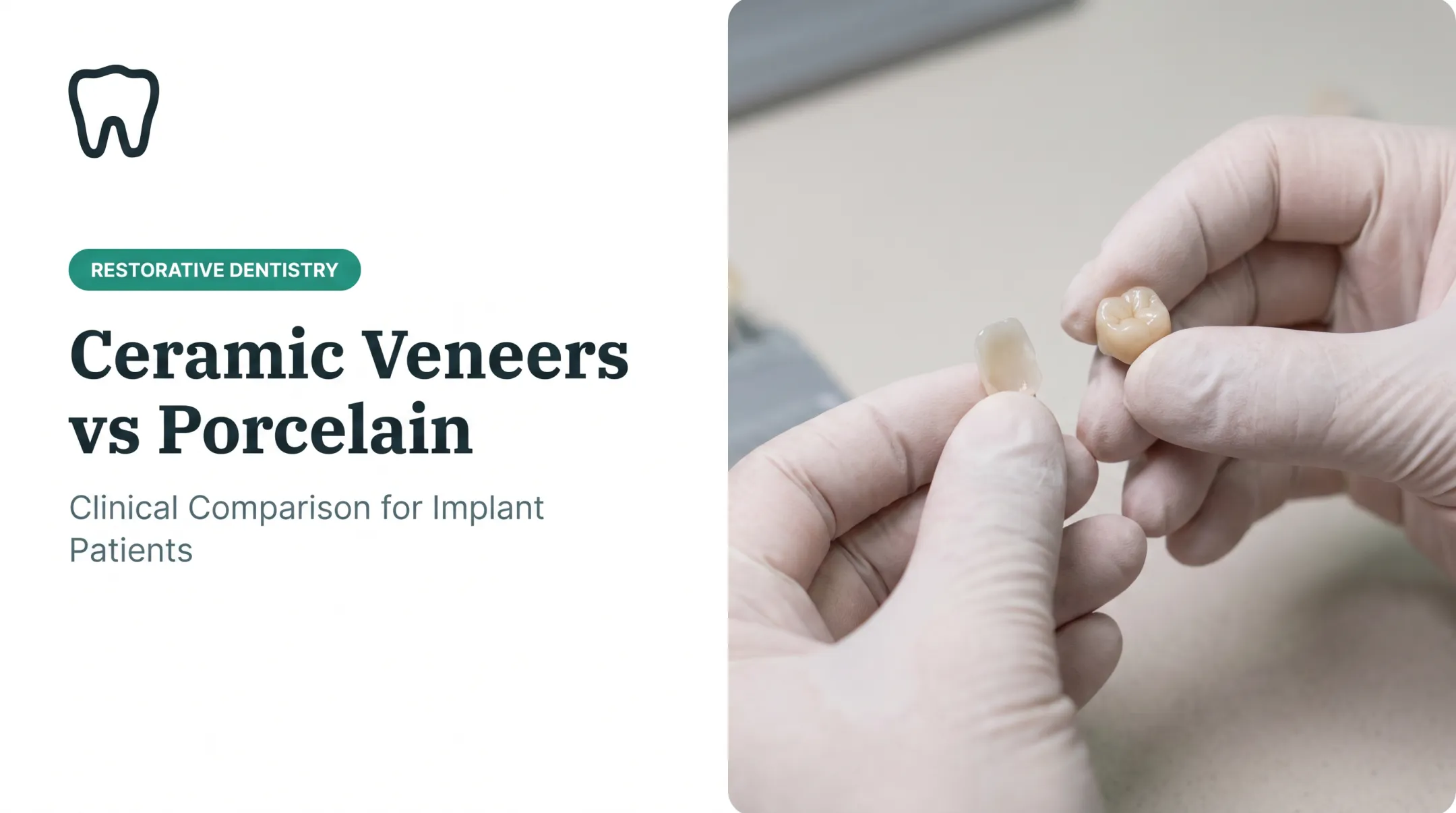 Ceramic Veneers vs Porcelain