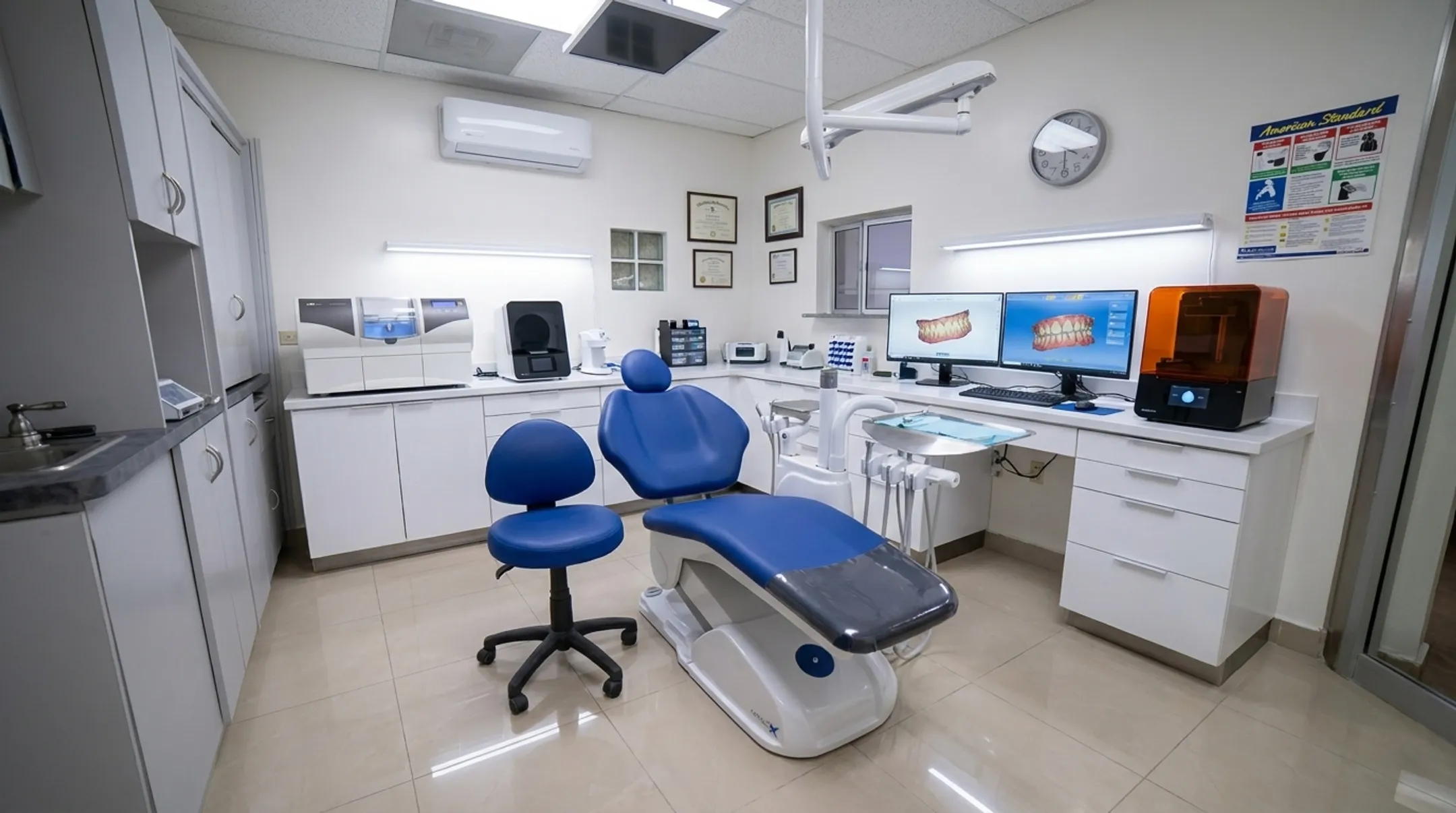 Dental Implants in Mexico clinic CAD/CAM lab and treatment facility