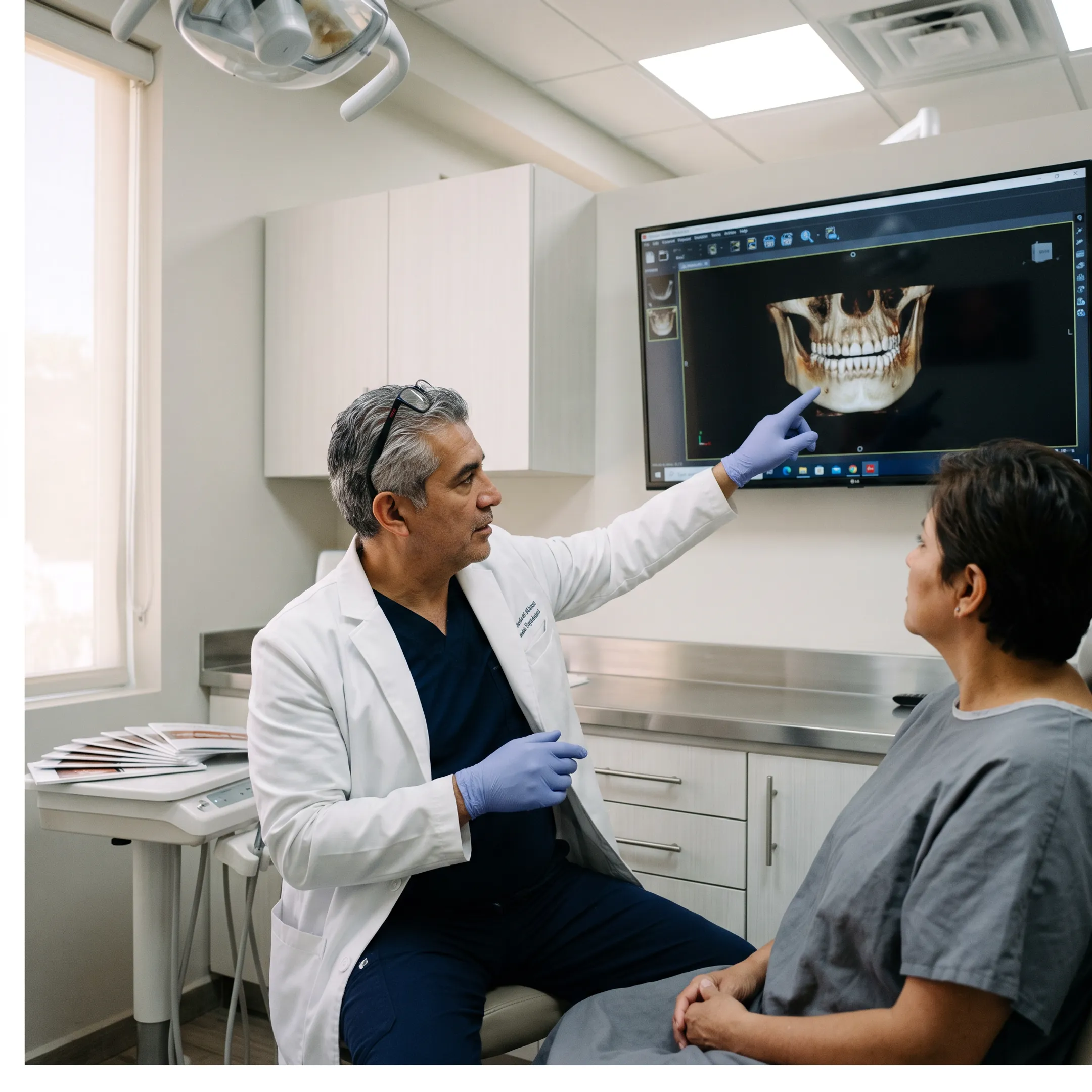 Digital planning for a same-day implant smile