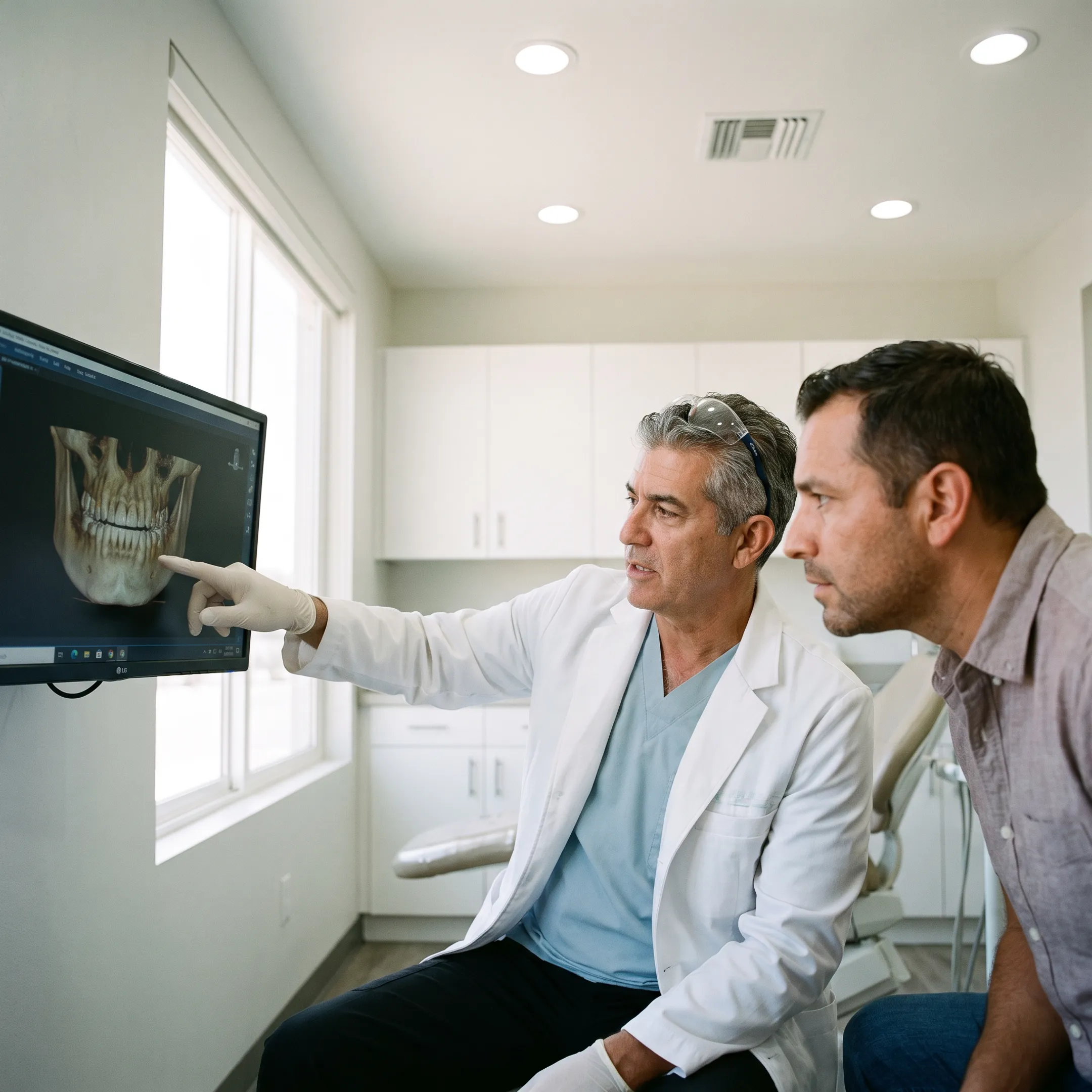Dental implant consultation in a modern Mexico clinic