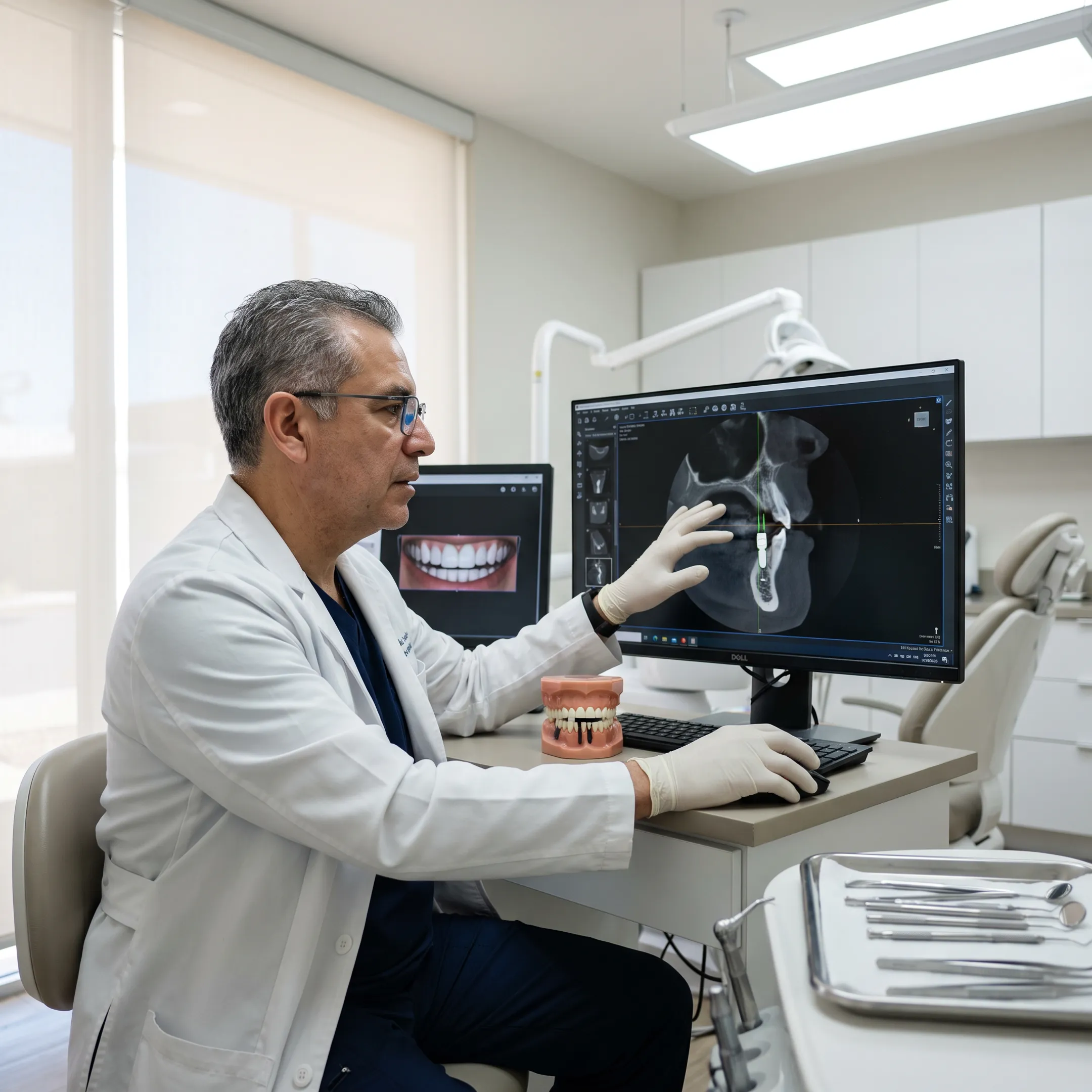 Digital planning for a full-arch implant restoration