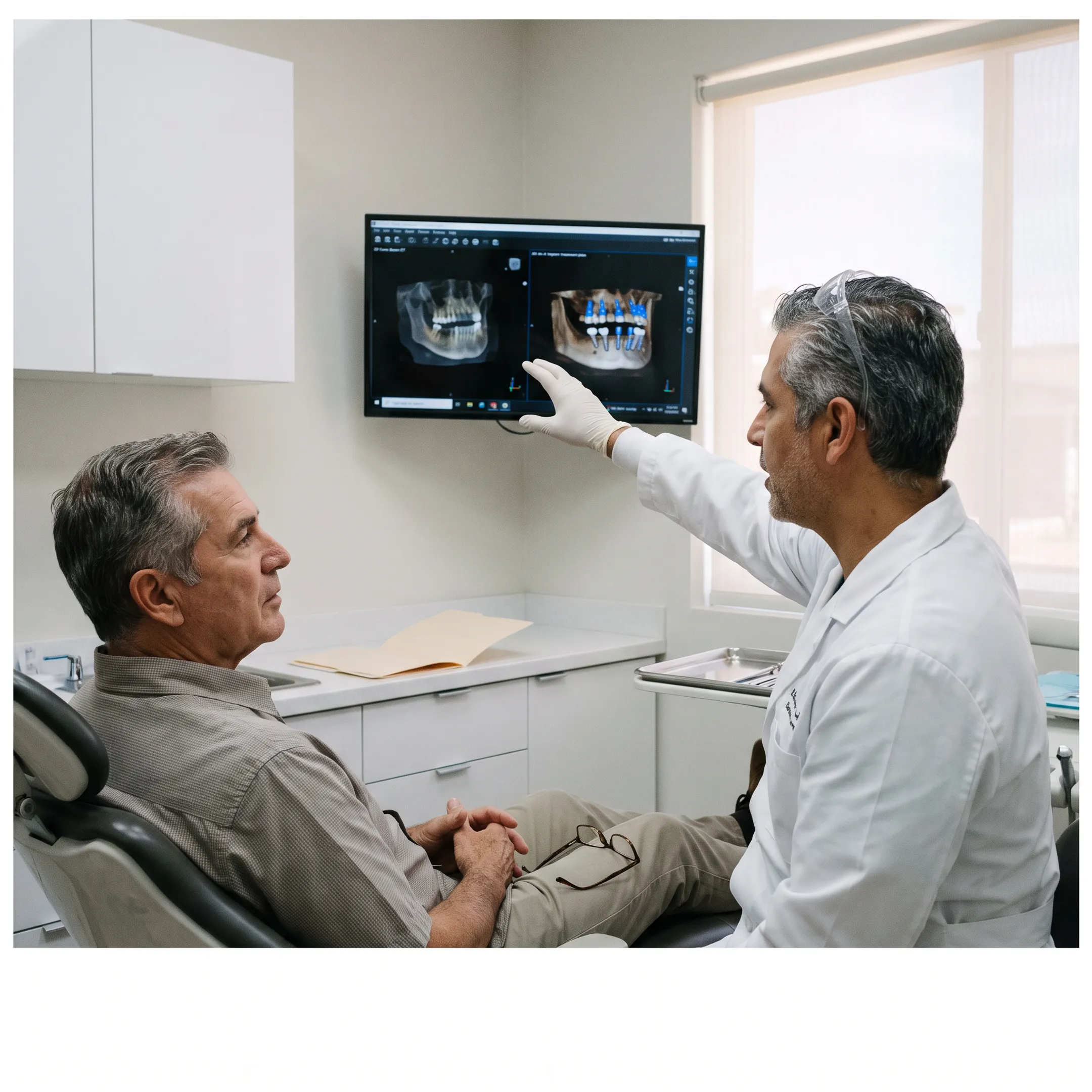 Digital All-on-4 implant planning consultation