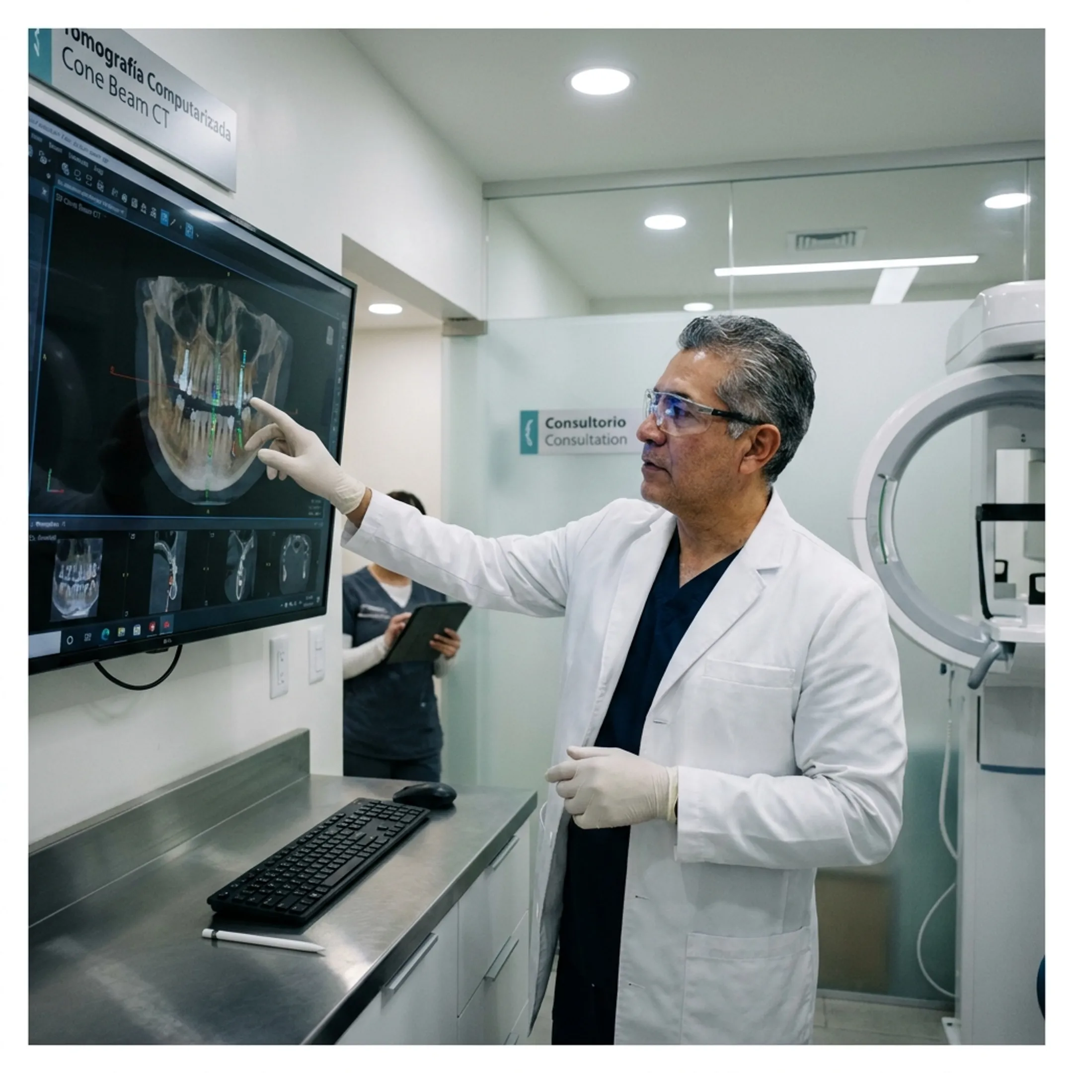 Digital dental implant treatment planning