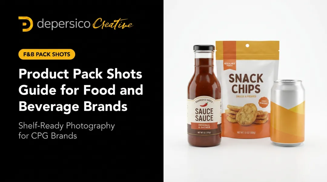Product Pack Shots Guide for Food and Beverage Brands