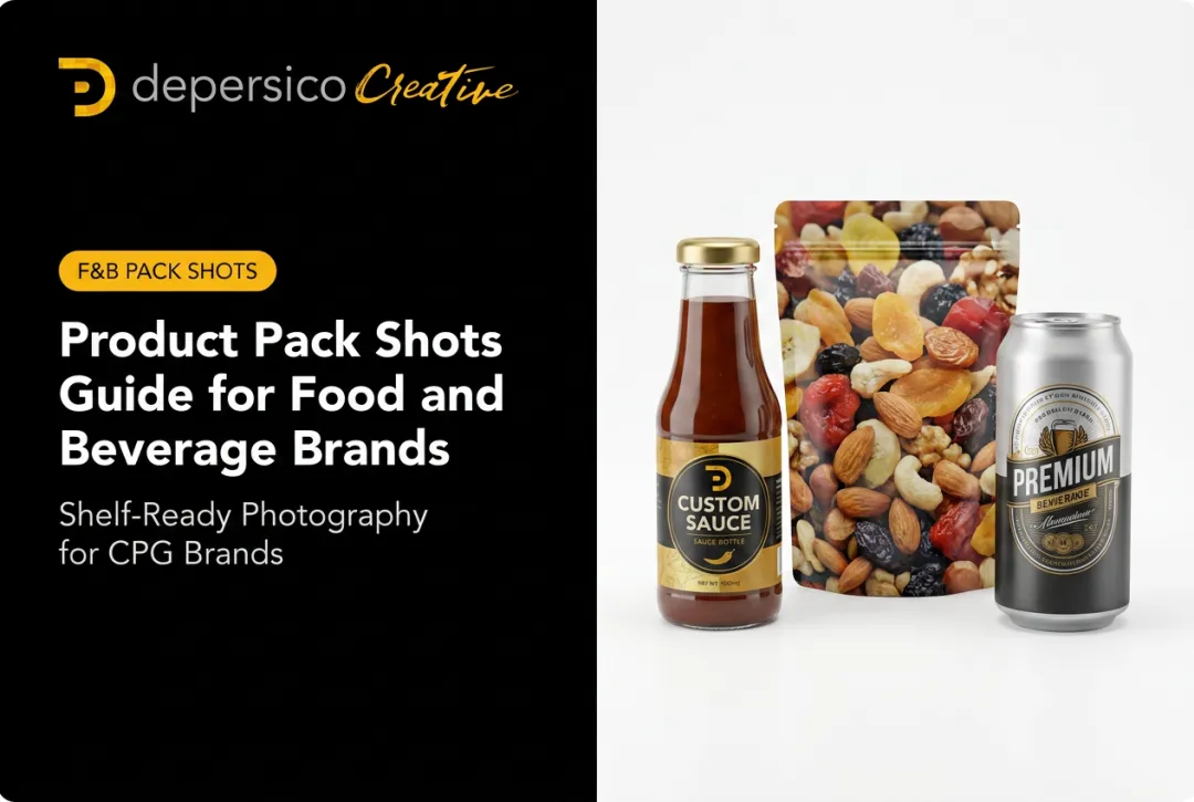 Product Pack Shots Guide for Food and Beverage Brands
