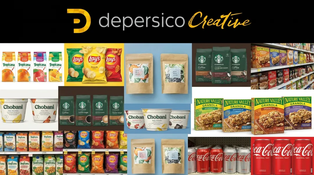 DePersico Creative food packaging design work for national CPG brand clients