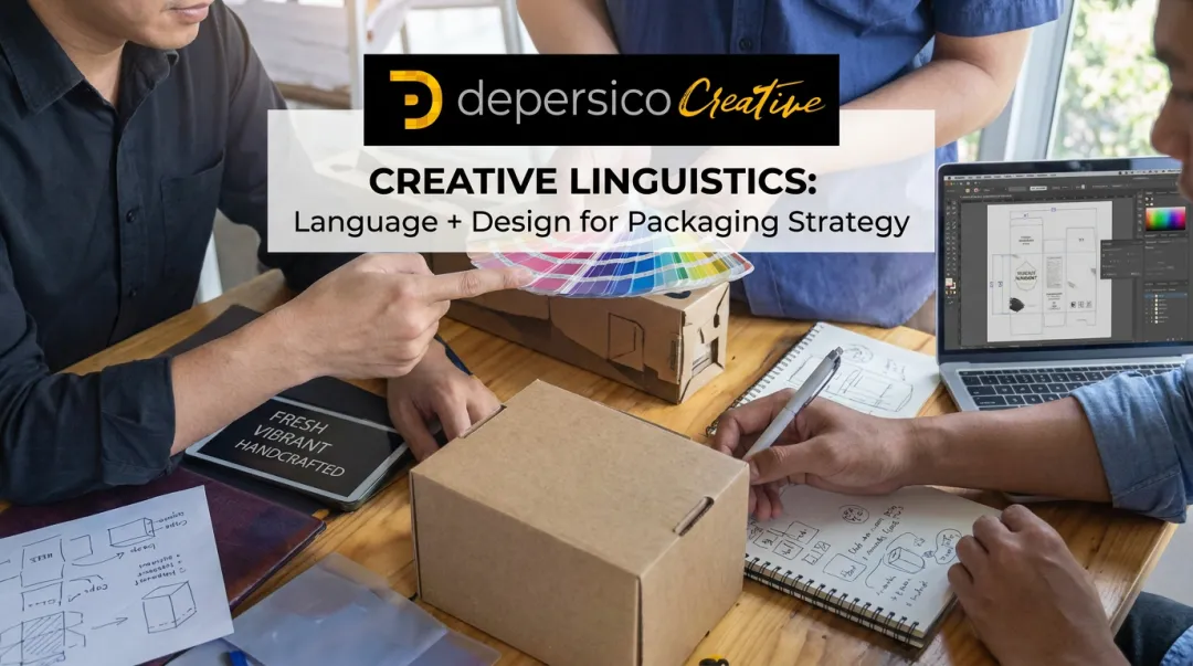 Creative linguistics and copywriting process integrated with cereal packaging visual design