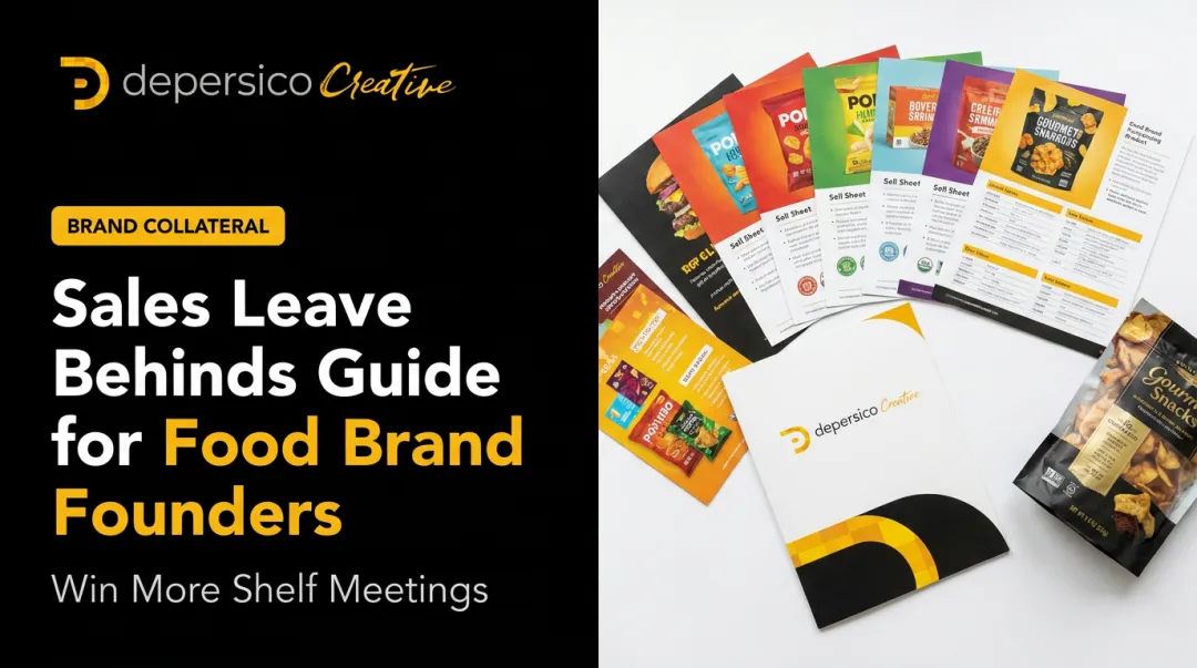 Sales Leave Behinds Guide for Food Brand Founders