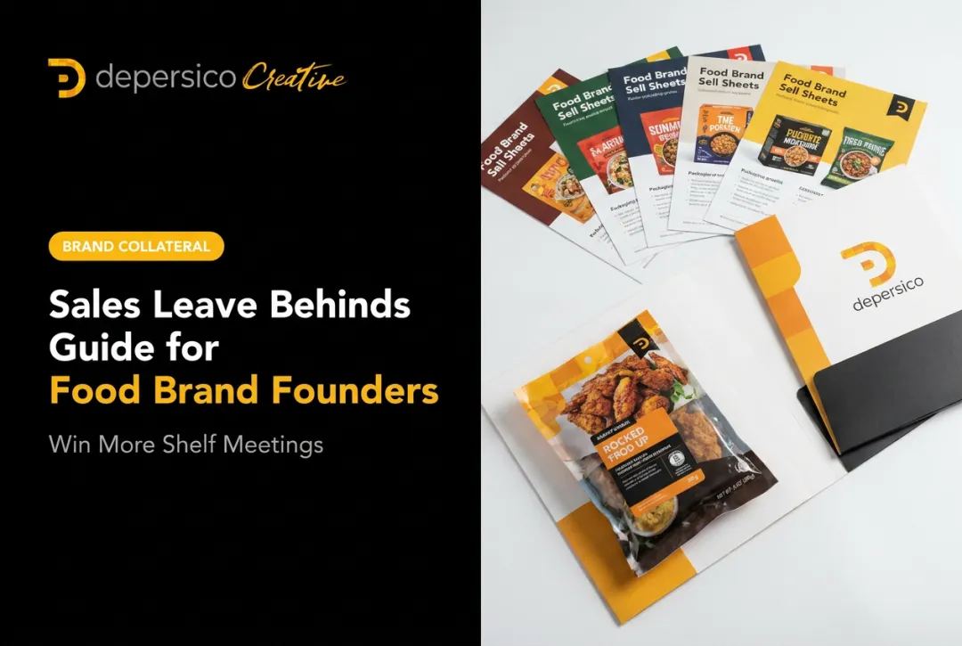 Sales Leave Behinds Guide for Food Brand Founders