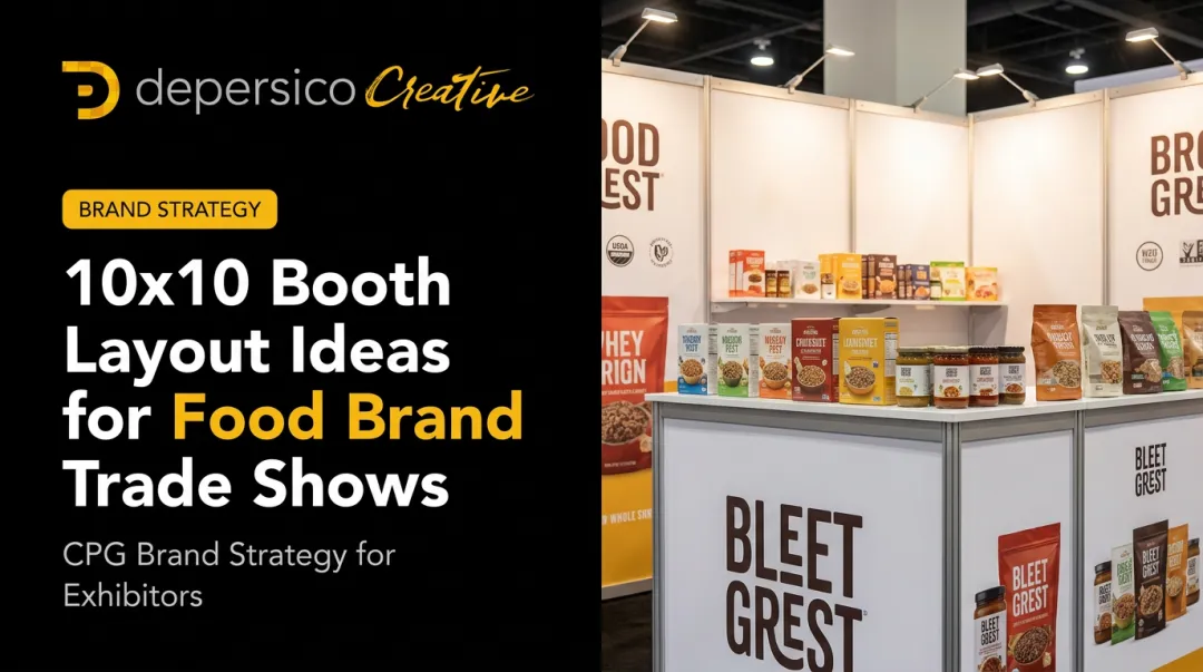 10x10 Booth Layout Ideas for Food Brand Trade Shows