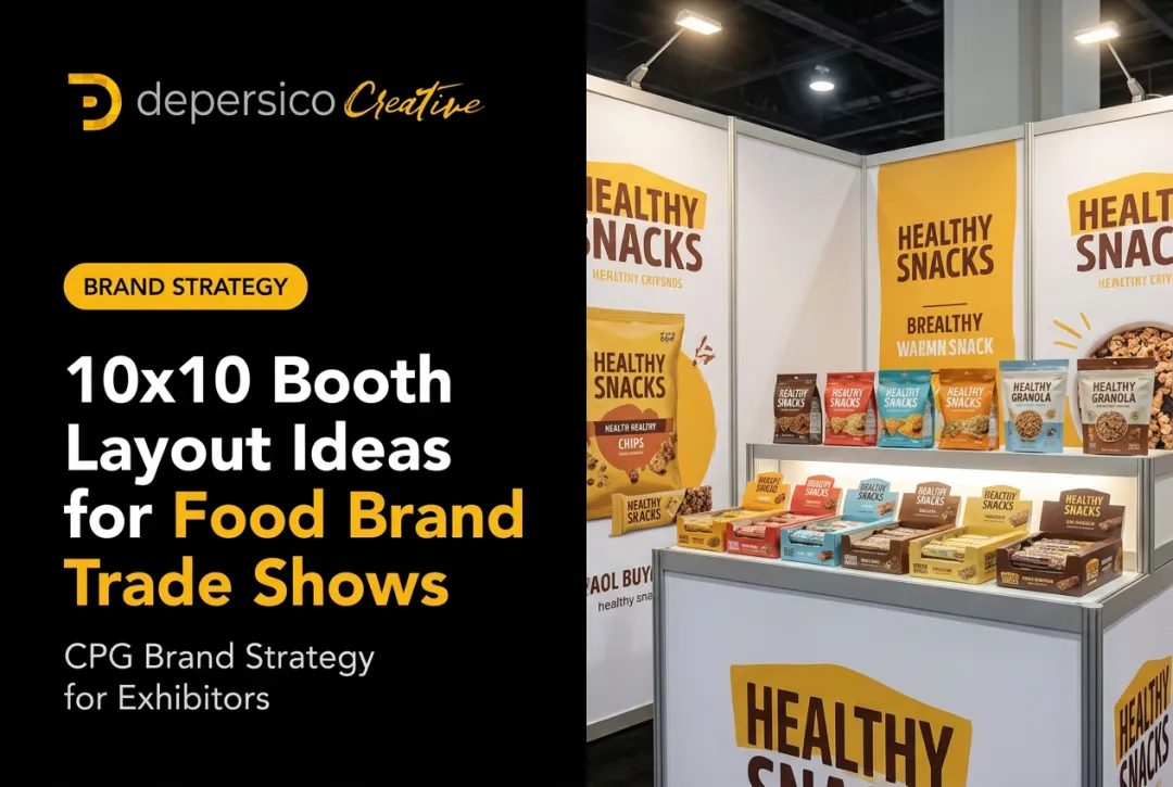 10x10 Booth Layout Ideas for Food Brand Trade Shows
