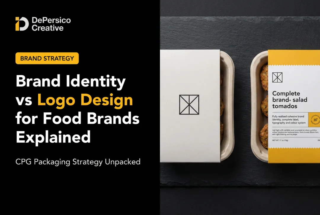 Brand Identity vs Logo Design for Food Brands Explained