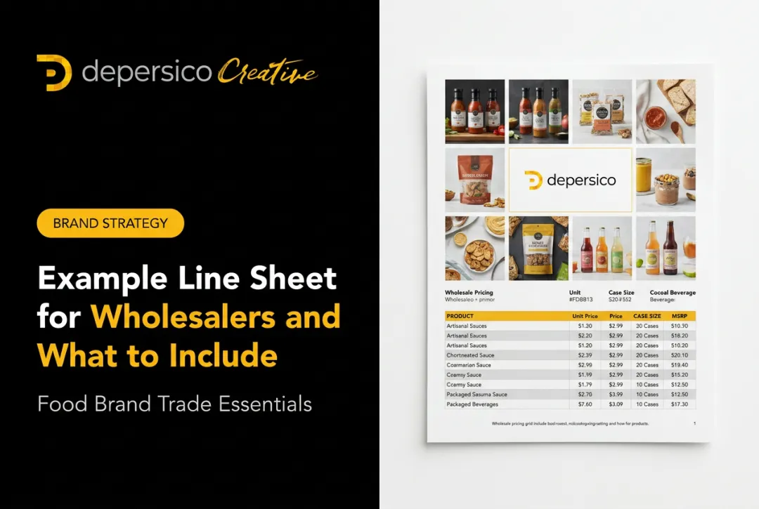 Example Line Sheet for Wholesalers and What to Include