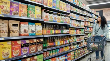DePersico Creative food packaging design concepts displayed in retail shelf context