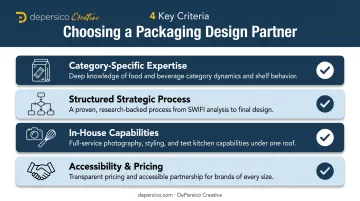 Four criteria checklist for choosing a CPG packaging design partner