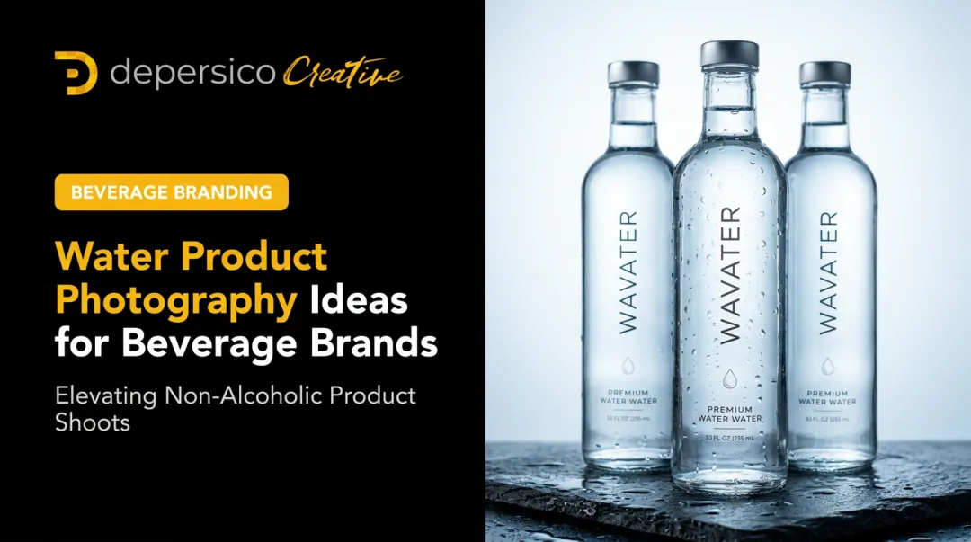 Water Product Photography Ideas for Beverage Brands