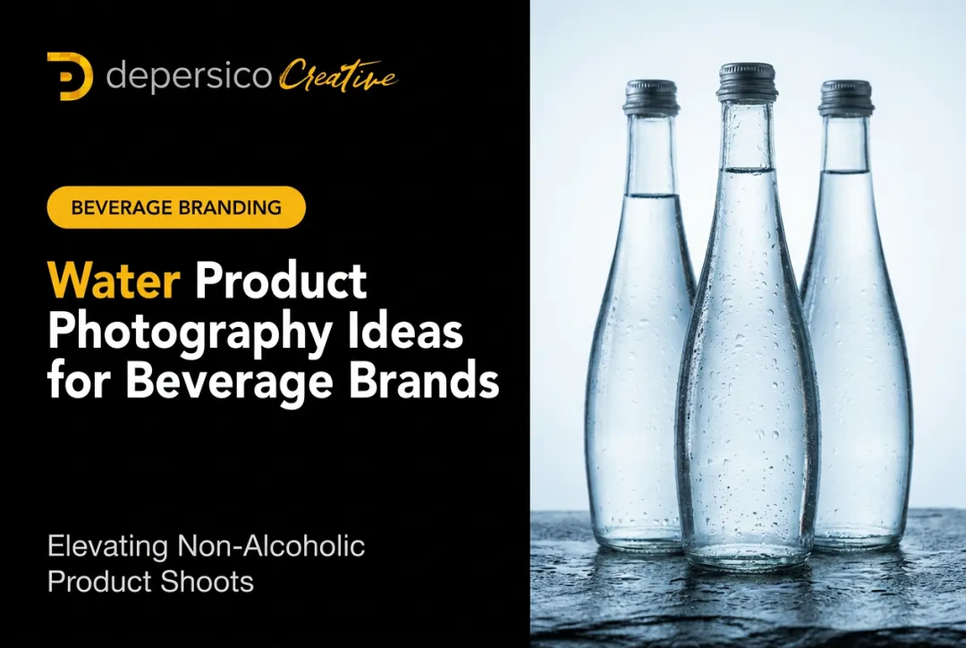 Water Product Photography Ideas for Beverage Brands
