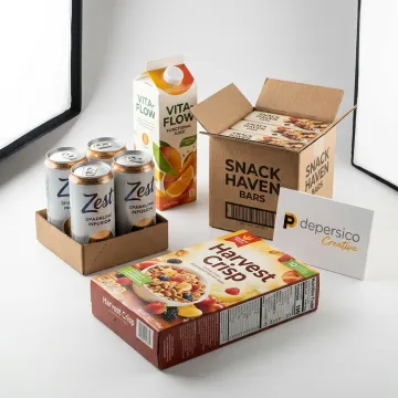 Custom food and beverage carton packaging design
