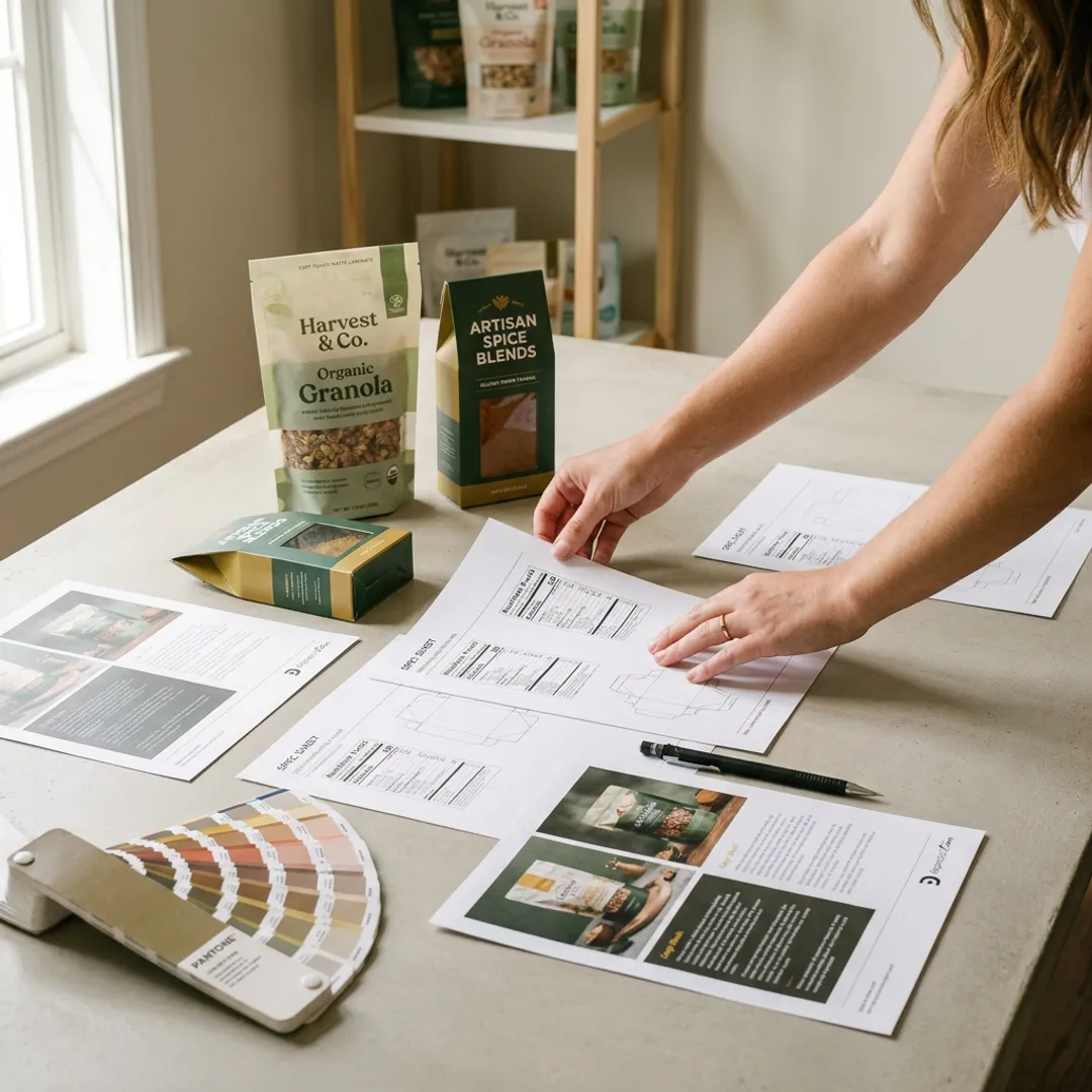 Food Product Spec Sheets for CPG Brand Launches