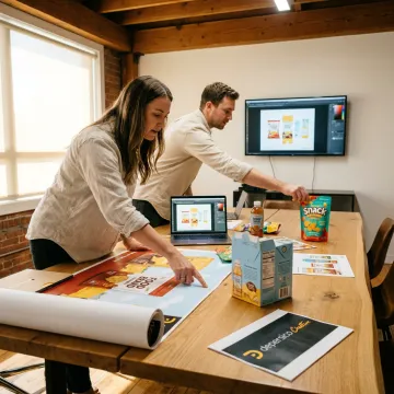 Food brand trade show booth design process