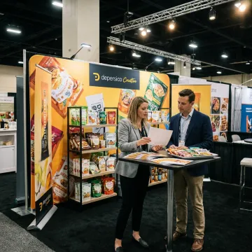 Booth Design for Food Brands at Trade Shows