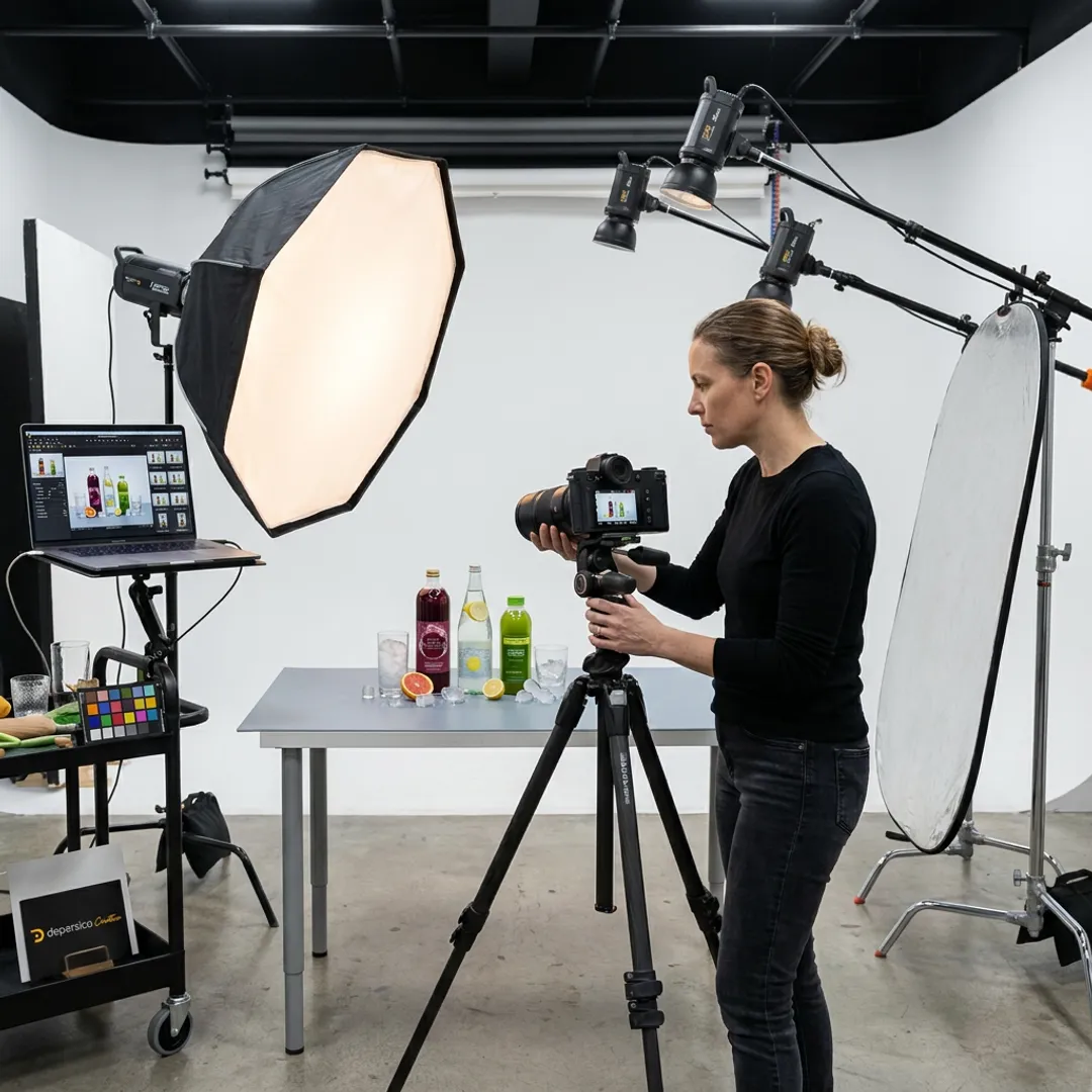 Beverage Photographer for Commercial Food and Drink Brands