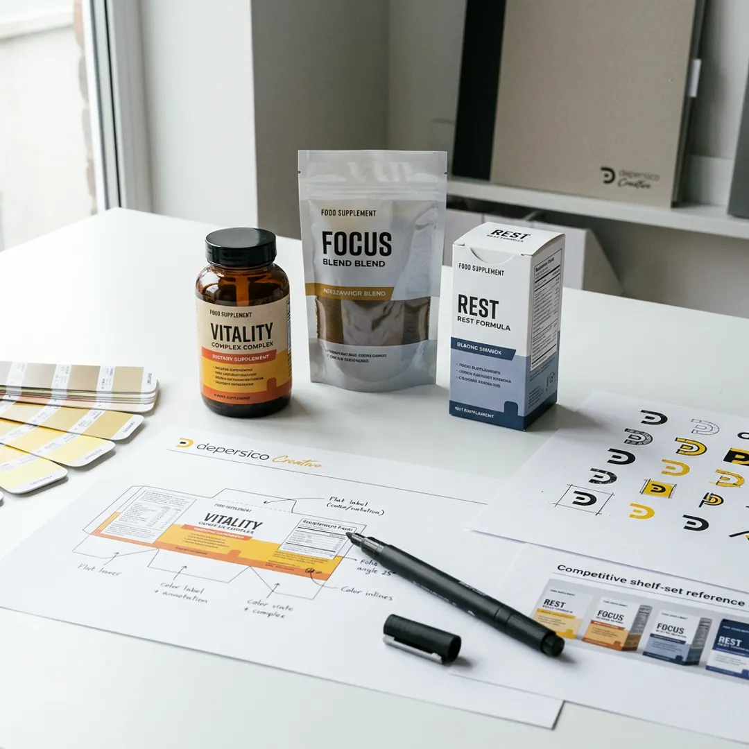 Food Supplement Logo Designs for CPG Brands