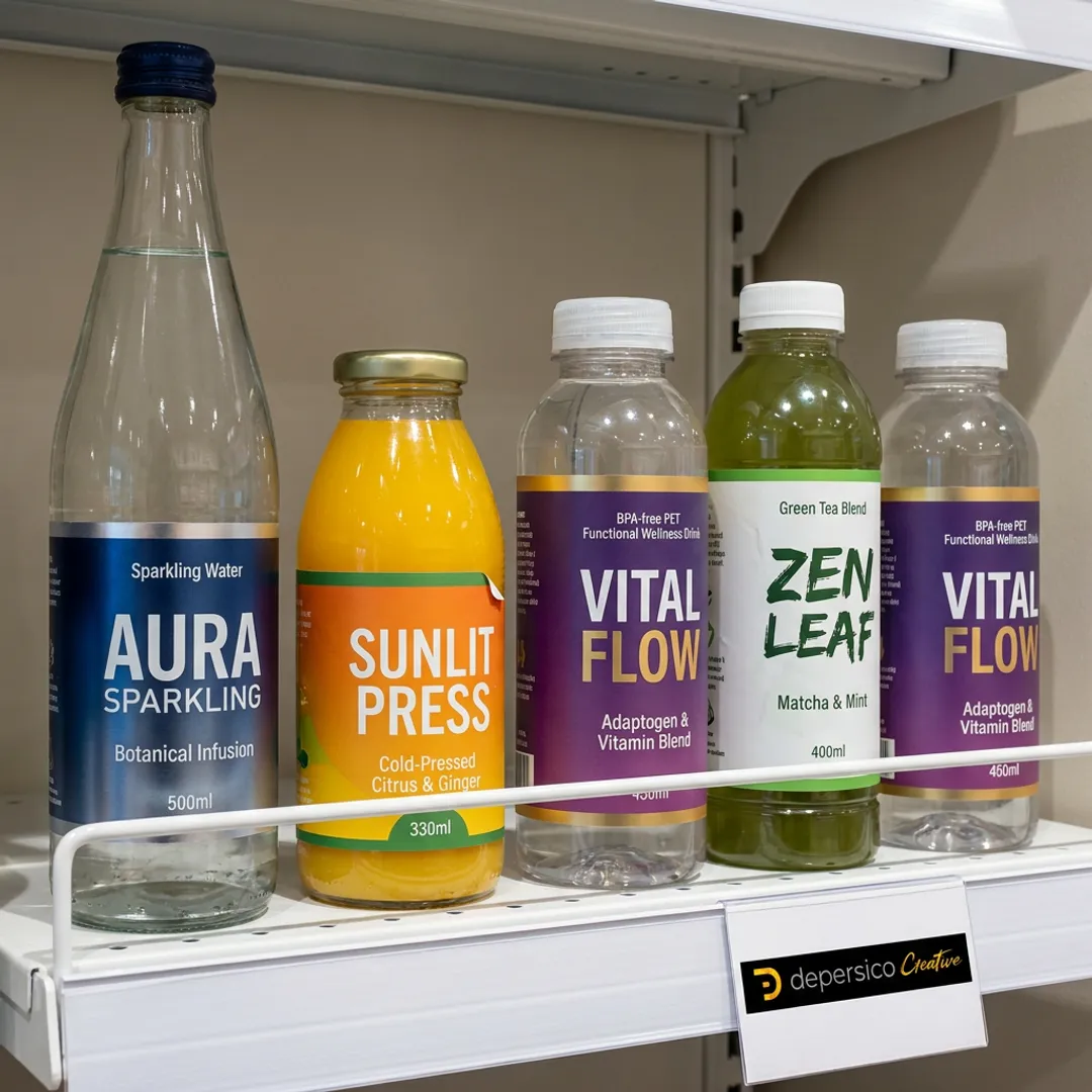 Bottle Branding Design Services for Food and Beverage