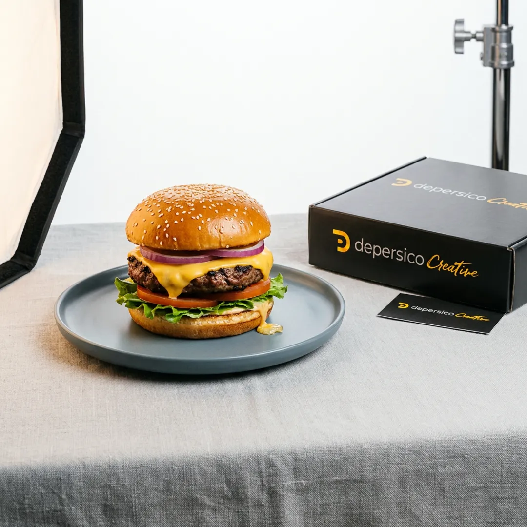 Food Photography Hamburger Styling Guide for CPG Brands