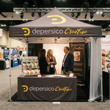 Custom Food Booth Tent Design and Print Services