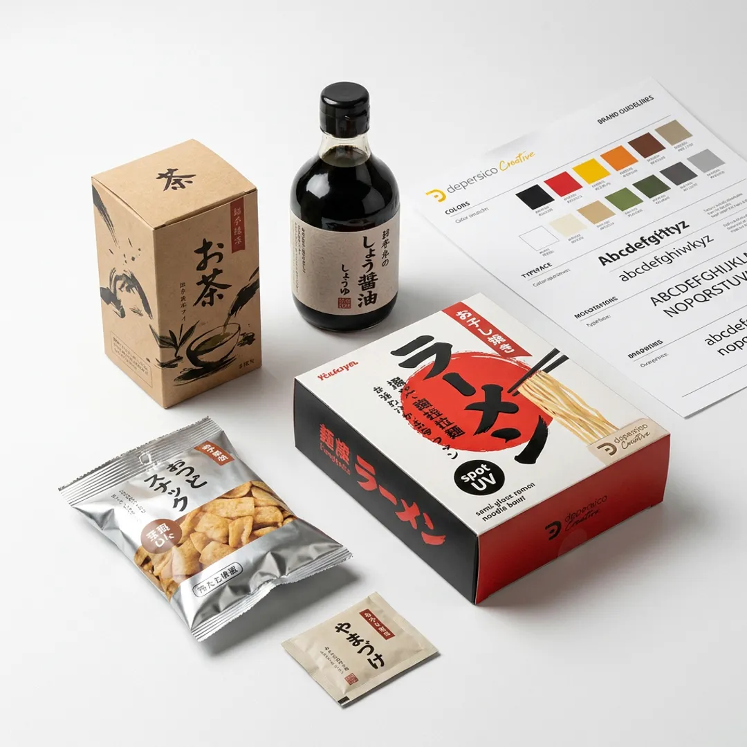 Japanese Food Logo Designs for CPG and Food Brands