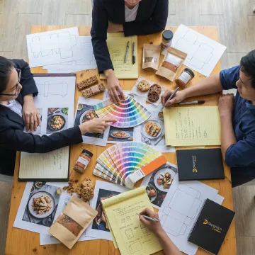 Brand consulting process for food packaging design