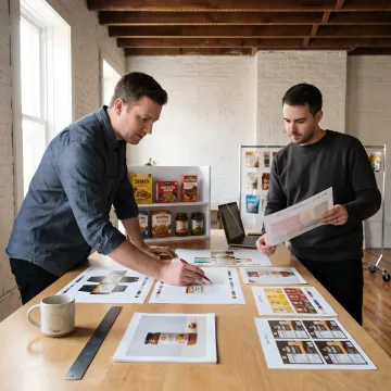 Package design process for food products