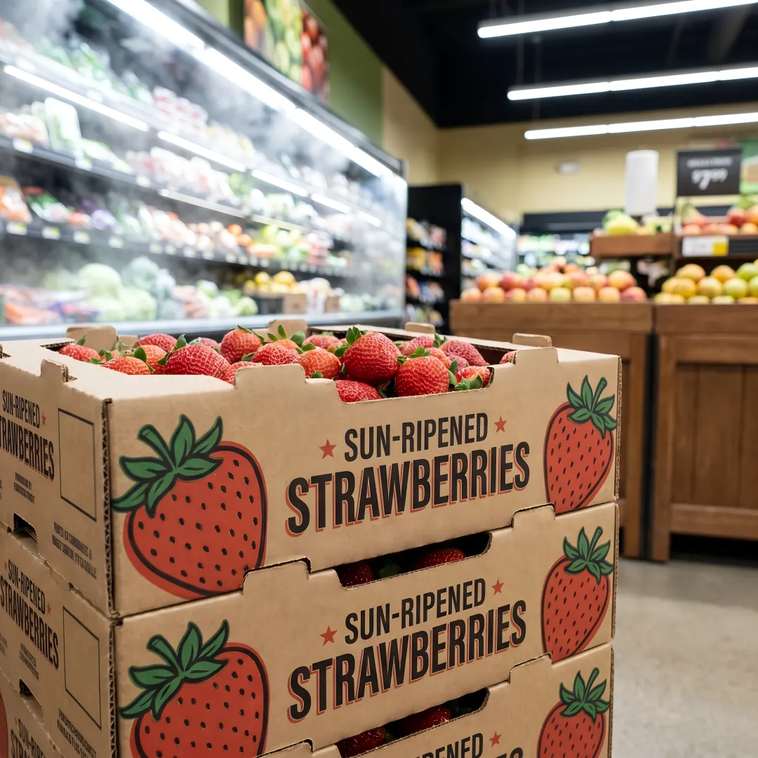 Corrugated Fruit Box Design & Templates