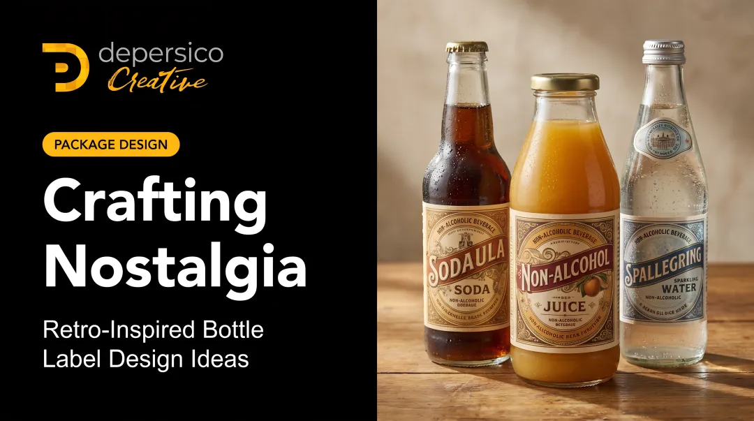 Crafting Nostalgia: Retro-Inspired Bottle Label Design Ideas