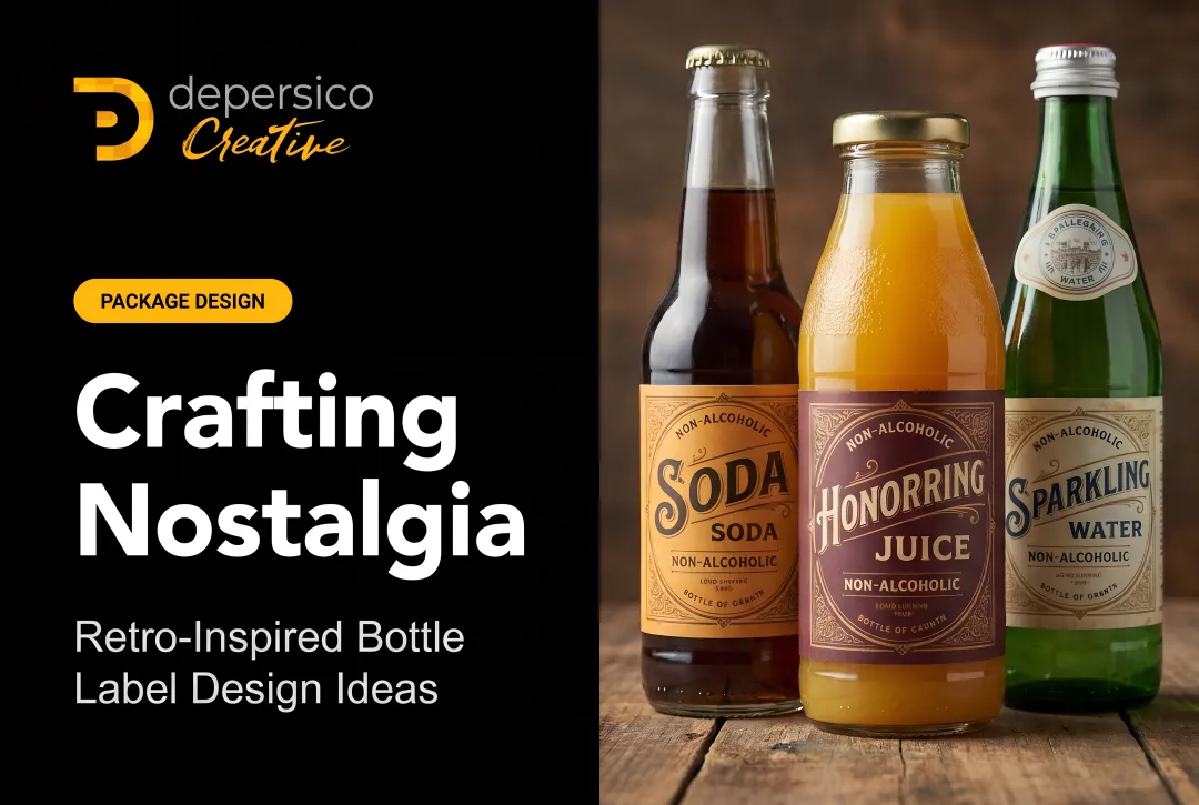 Crafting Nostalgia: Retro-Inspired Bottle Label Design Ideas