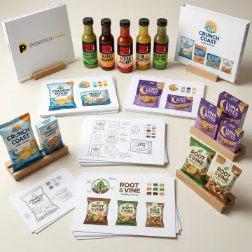Food Snacks Logo Designs for CPG Brands and Founders